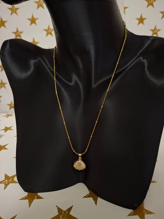 Açılır İnci Kolye (Gold)