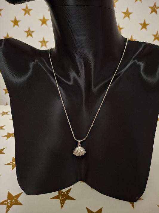 Açılır İnci Kolye (Silver)